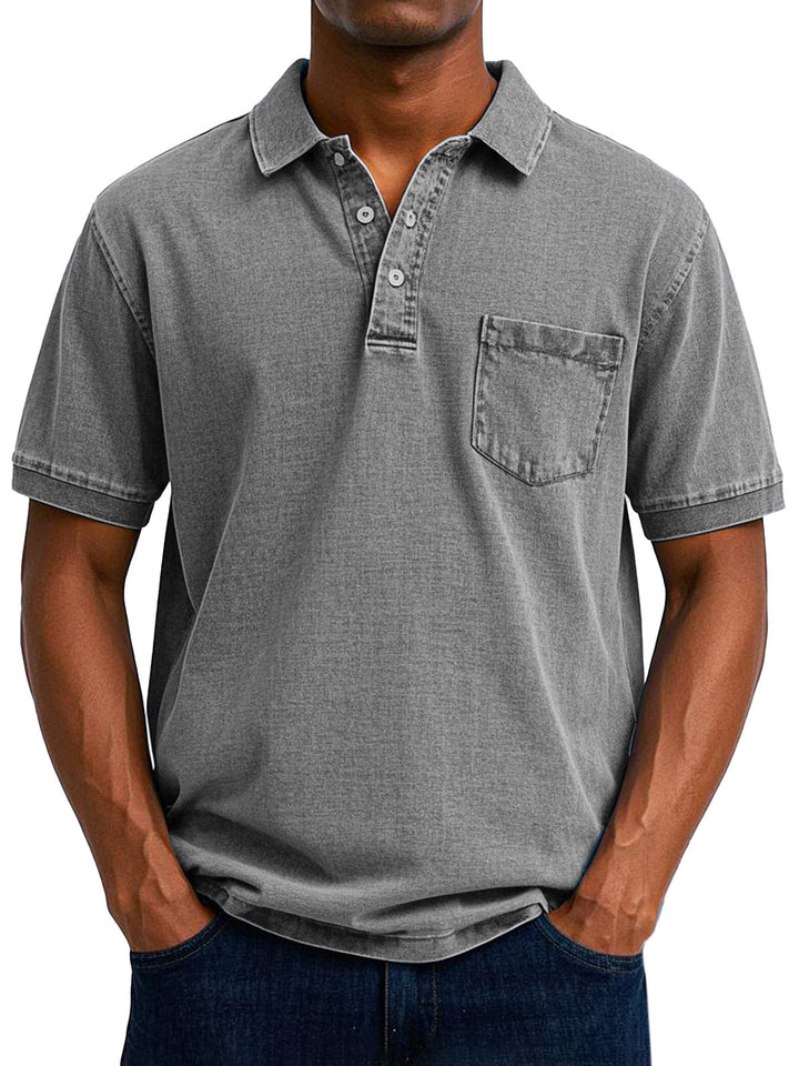 Gaspard | Chemise Polo Vintage Décontractée