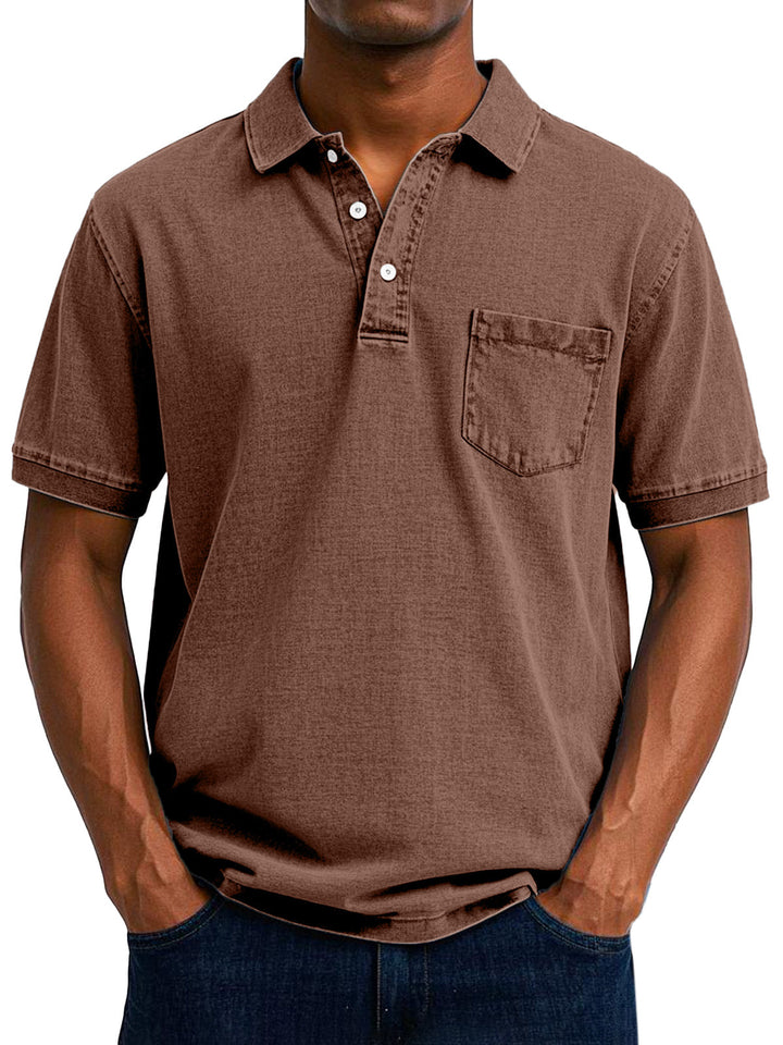 Gaspard | Chemise Polo Vintage Décontractée