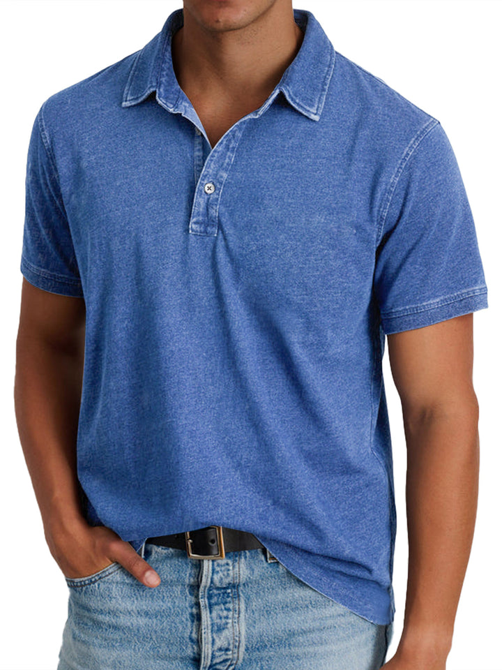 Édouard | Polo avec collier pour hommes