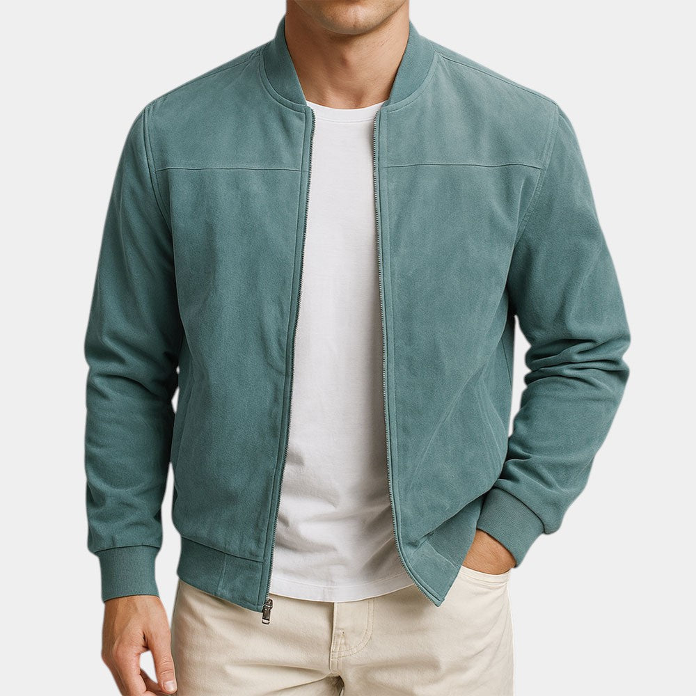 Adrian | Premium-nahkainen bomber-takki