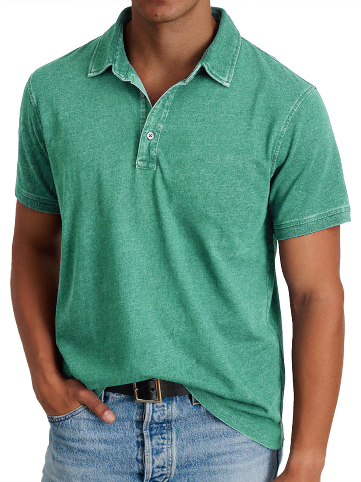 Élie | Polo avec collier pour hommes