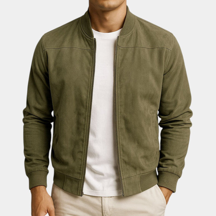 Adrian | Premium-nahkainen bomber-takki