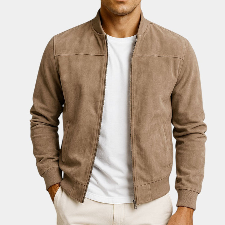 Adrian | Premium-nahkainen bomber-takki