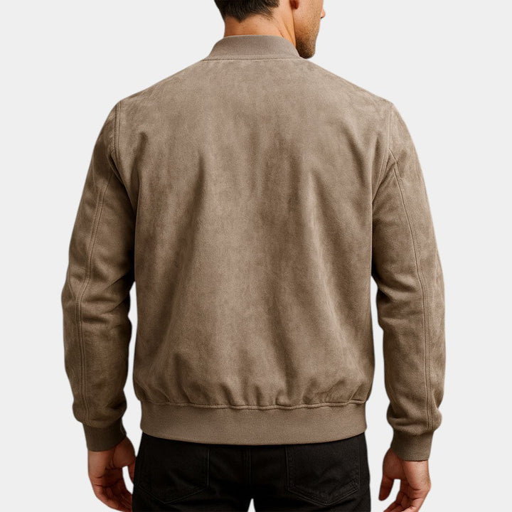 Adrian | Premium-nahkainen bomber-takki