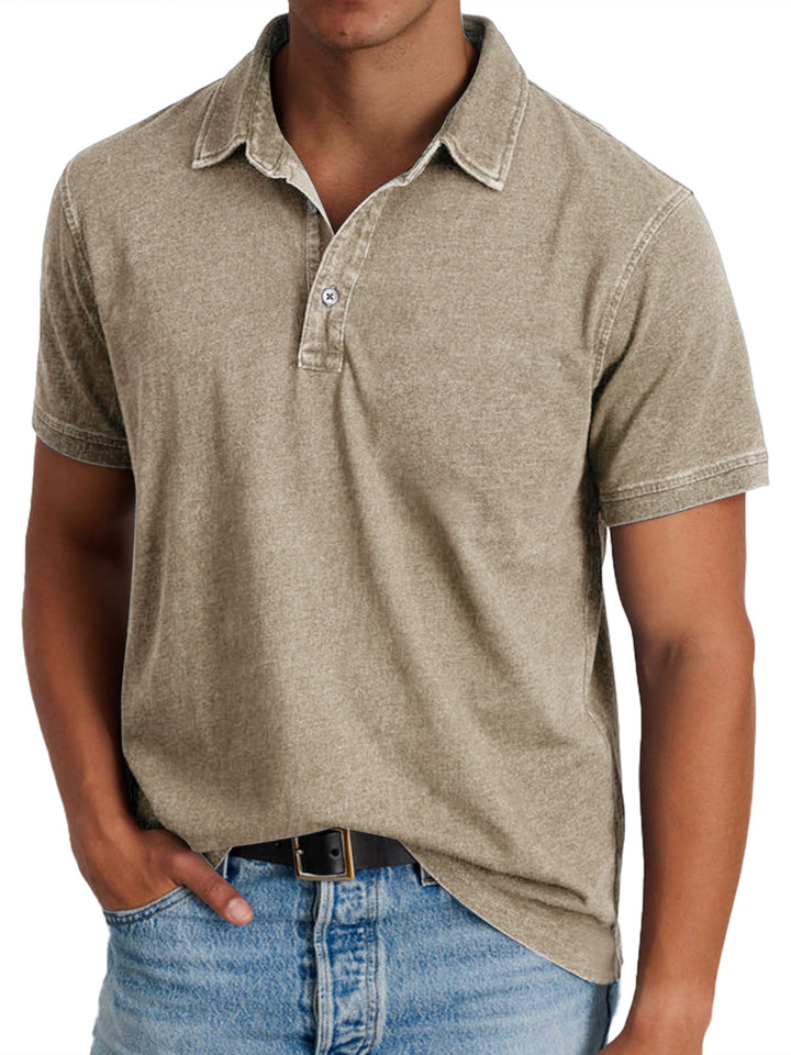 Élie | Polo avec collier pour hommes