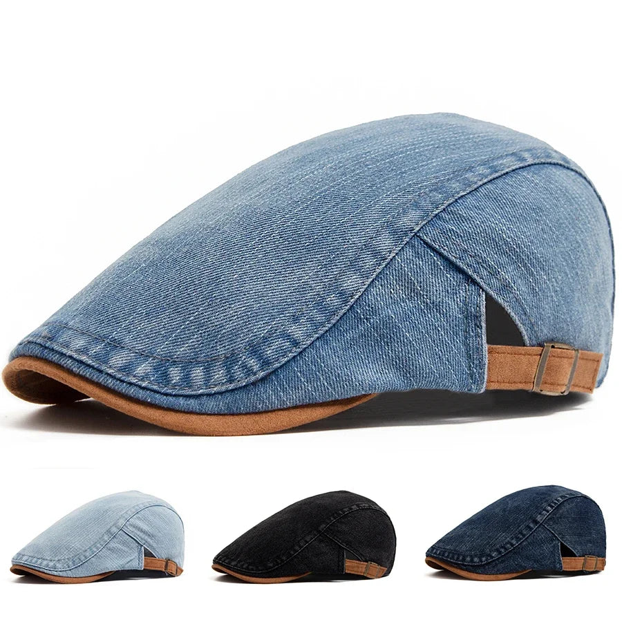 Constantin | Casquette en denim pour homme