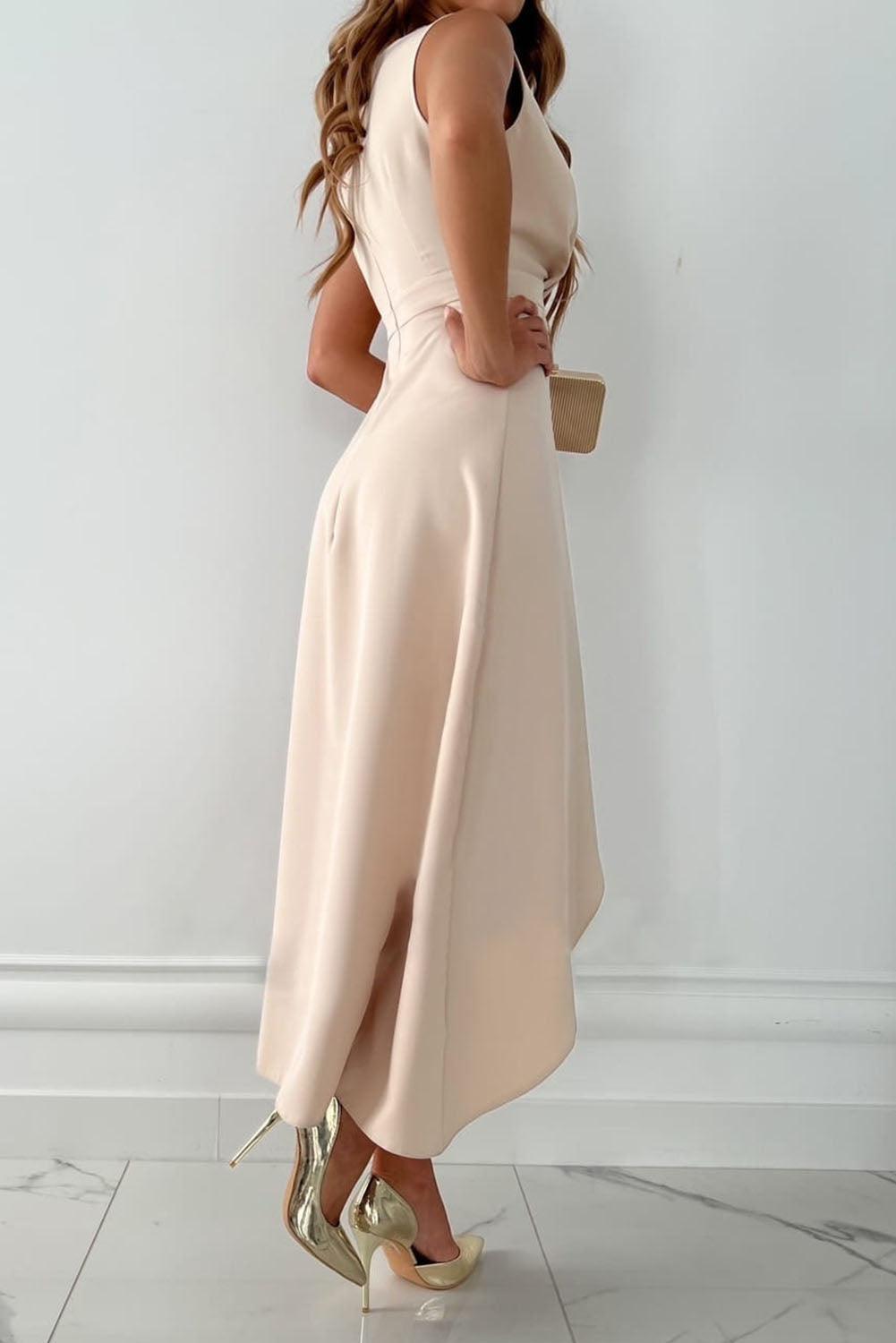 Sophie | Robe Midi Élégante avec Décolleté en V