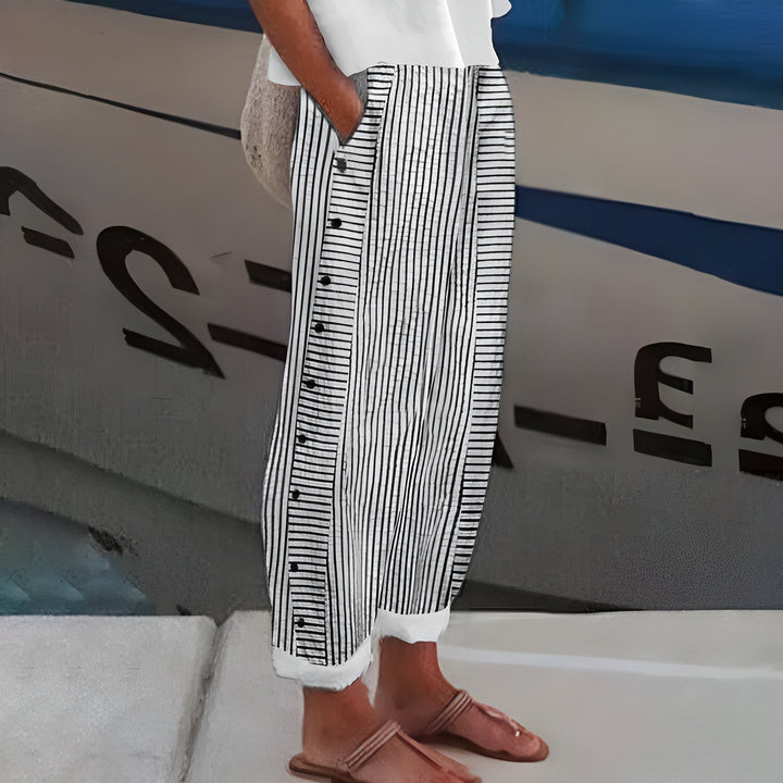 Barbara™ | Mukavat housut sivutaskuilla