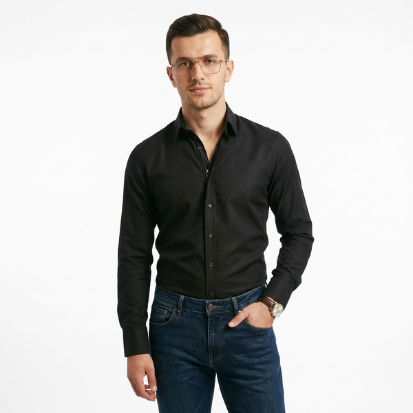 Arjan | Miesten zip-iltapitkäpaita