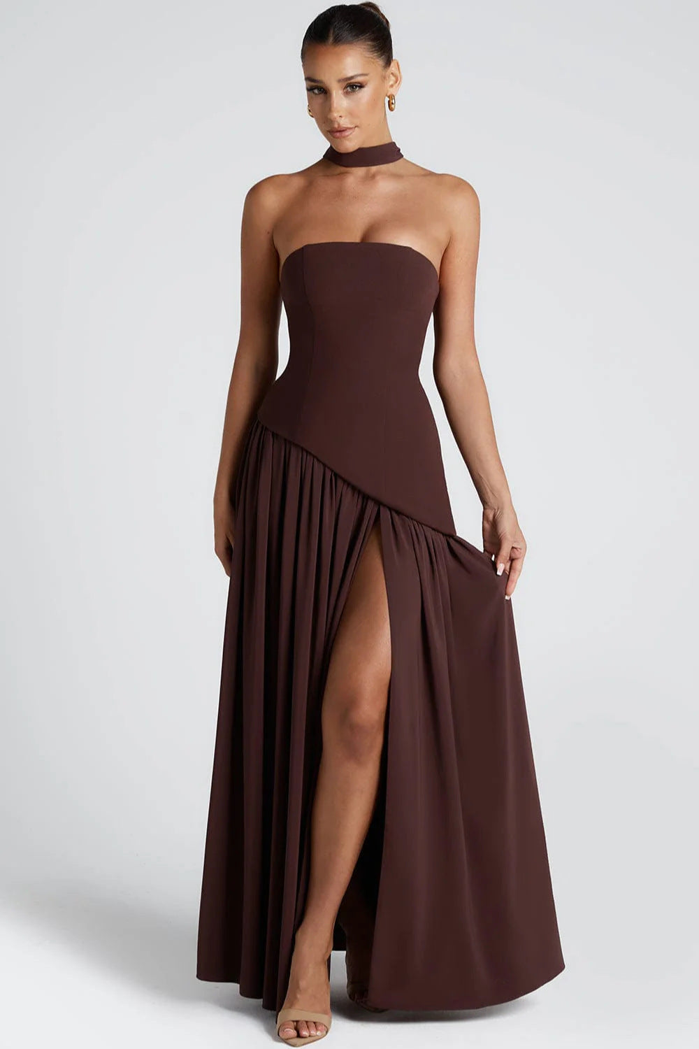 Donna | Robe Maxi Sans Bretelles