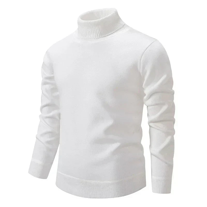 Franck | Élégant Pull Col Roulé